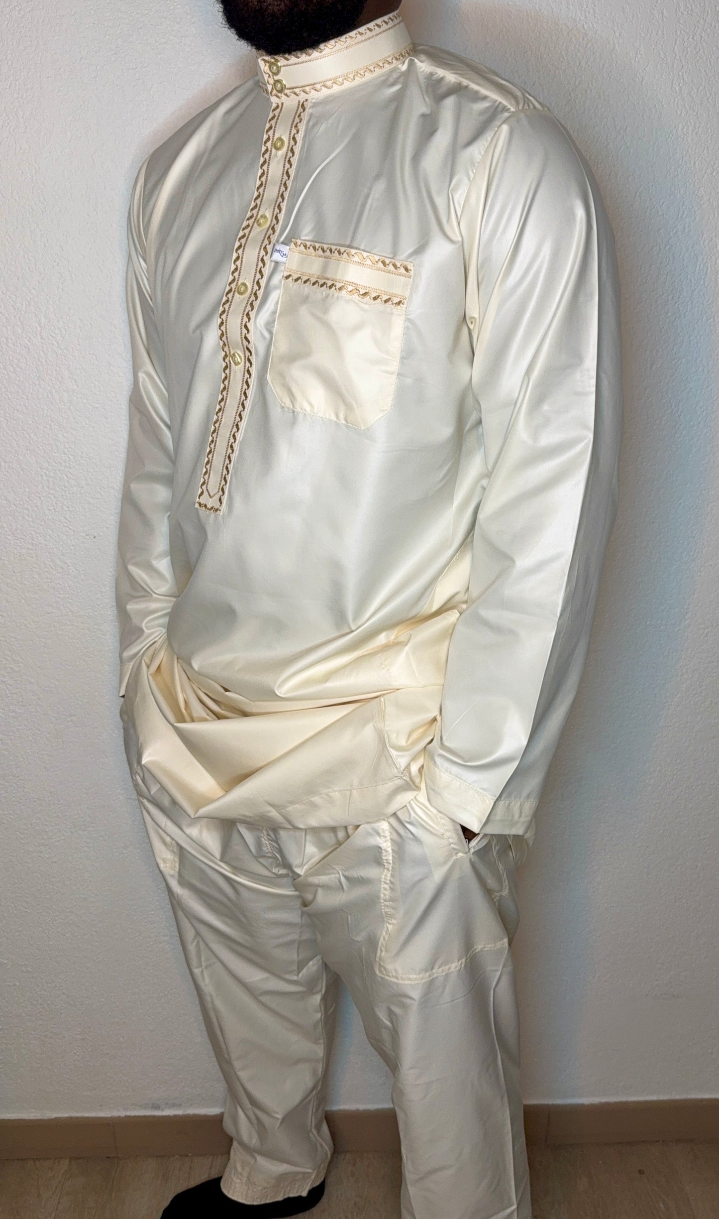 Qamis robe + pantalon